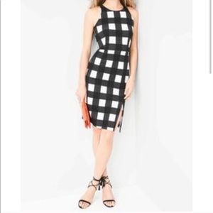 Banana Republic Gingham Bistretch Sheath Dress